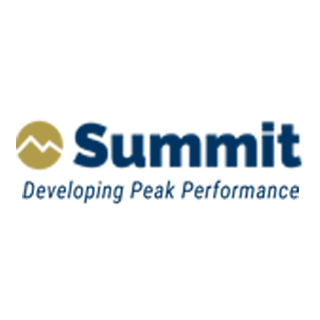 Logo of Summit, featuring a mountain icon and the text 'Developing Peak Performance'.